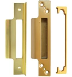 13mm Rebate Kit For Use With 50mm Narrow Pattern 5 Lever Sash Lock - Brass
