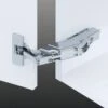 155 Degree Overlay Hinge With Soft Close For Up To 32mm Thick Doors + 0mm Mounting Plate