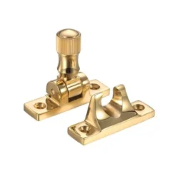 Brighton Pattern Sash Fastener - Polished Brass (Lacquered)