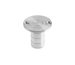 Flush Bolt Floor Socket - Dust Excluder - For Timber Fixing - 38mm X 20mm - Satin Stainless Steel