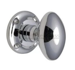 Suffolk Mortice Knobs - Polished Chrome