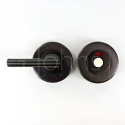 Accessible Bathroom Turn & Release With Red / White Indicator - Matt Bronze (Lacquered)