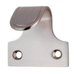 Grooved Ring Pattern Sliding Sash Window Lift - Satin Nickel