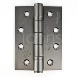 Ball Bearing Grade 13 Fire Rated Hinges - CE / UKCA Marked - Certifire Approved - 102mm X 76mm - Matt Bronze (Powder Coated)