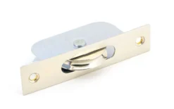 Ball Bearing Pulleys - Square Forend - For Sliding Sash Windows With Solid Brass Wheel - Polished Nickel