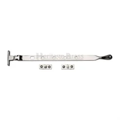 Ball Casement Stay - Polished Nickel