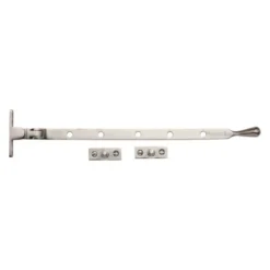 Ball Casement Stay - Satin Nickel