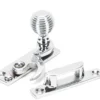 Beehive Hook Pattern Sash Fastener - Polished Chrome