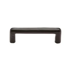 Black Iron Rustic Cabinet Pull D Shaped