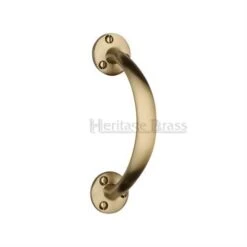 Bow Pull Handle - Satin Brass (Lacquered)