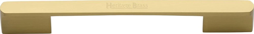 Bridge Design Cabinet Pull Handle - Available In Three Sizes - Satin Brass (Lacquered)
