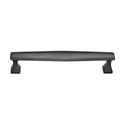 Deco Style Cabinet Pull Handle - Available In Five Sizes - Matt Black