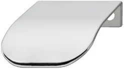 Ella Profile Handle Edge Pull - 44mm Width - Polished Chrome
