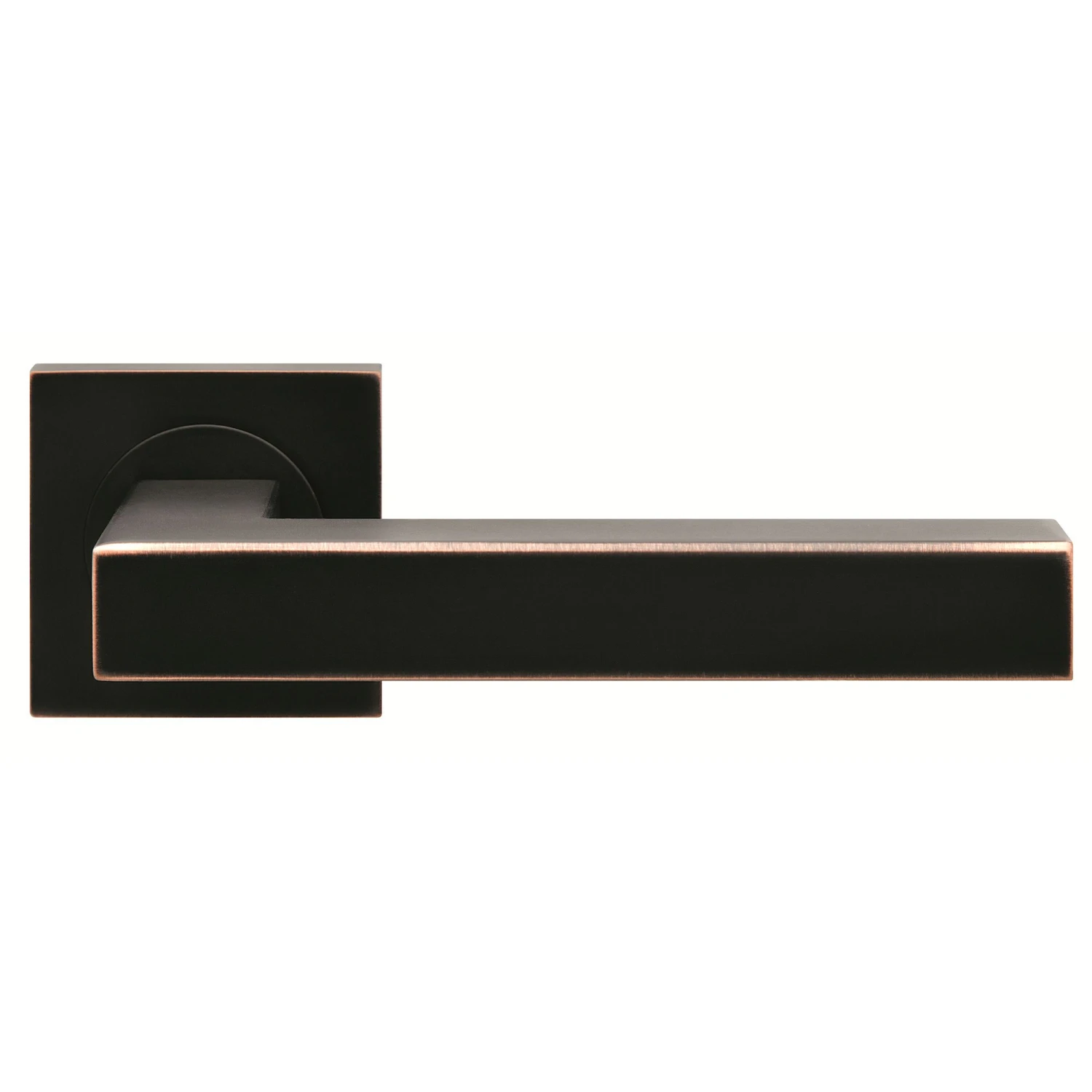 Seattle Square Rose Lever Handles - Oil Rubbed Dark Bronze - Image 2
