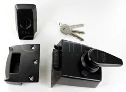 ERA High Security British Standard BS8621 Rated - Escape Night Latch With Ant-Thrust - Matt Black
