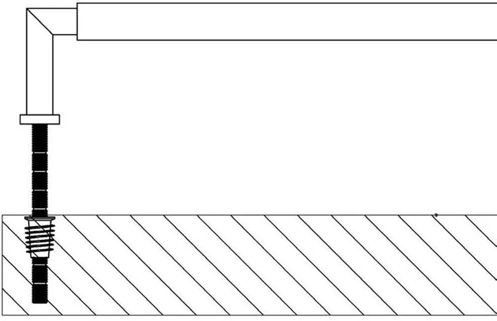 Tubular T Bar Face Fixed Pull Handle With Stepped Ends - 513mm Length (425mm Centres) - Satin Nickel - Suitable For Use With FD30 / FD60 Fire Doors - Image 3