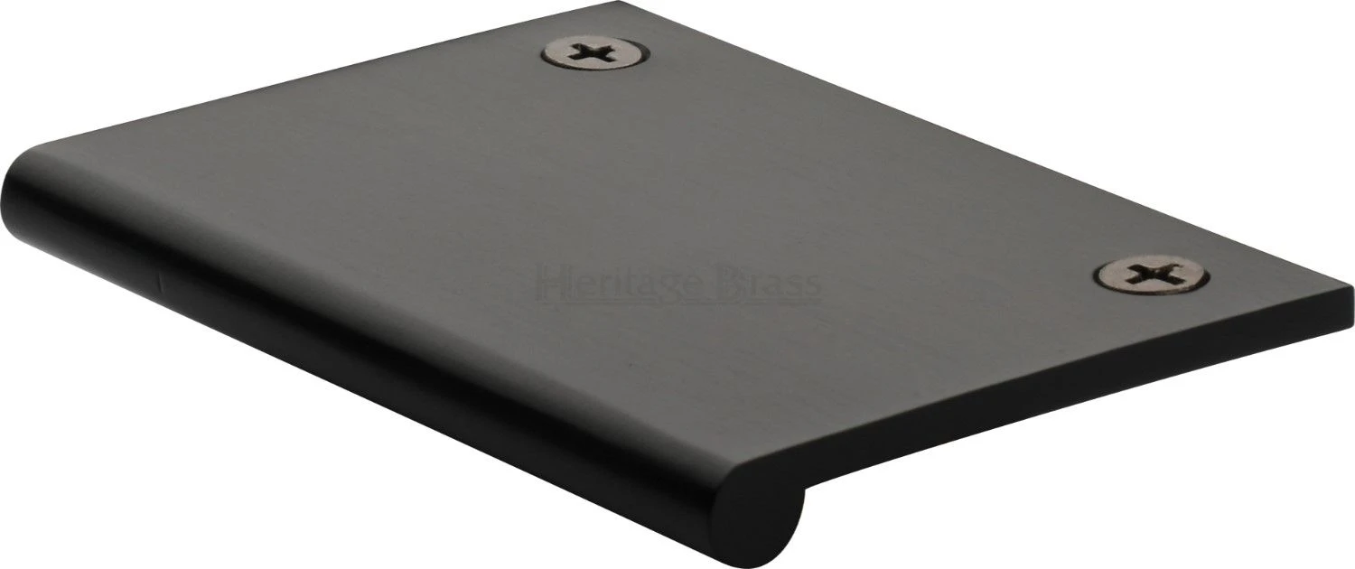 Face Fixing Finger Edge Pull - With Rounded Edge Design - Available In 6 Sizes - Matt Black - Image 4