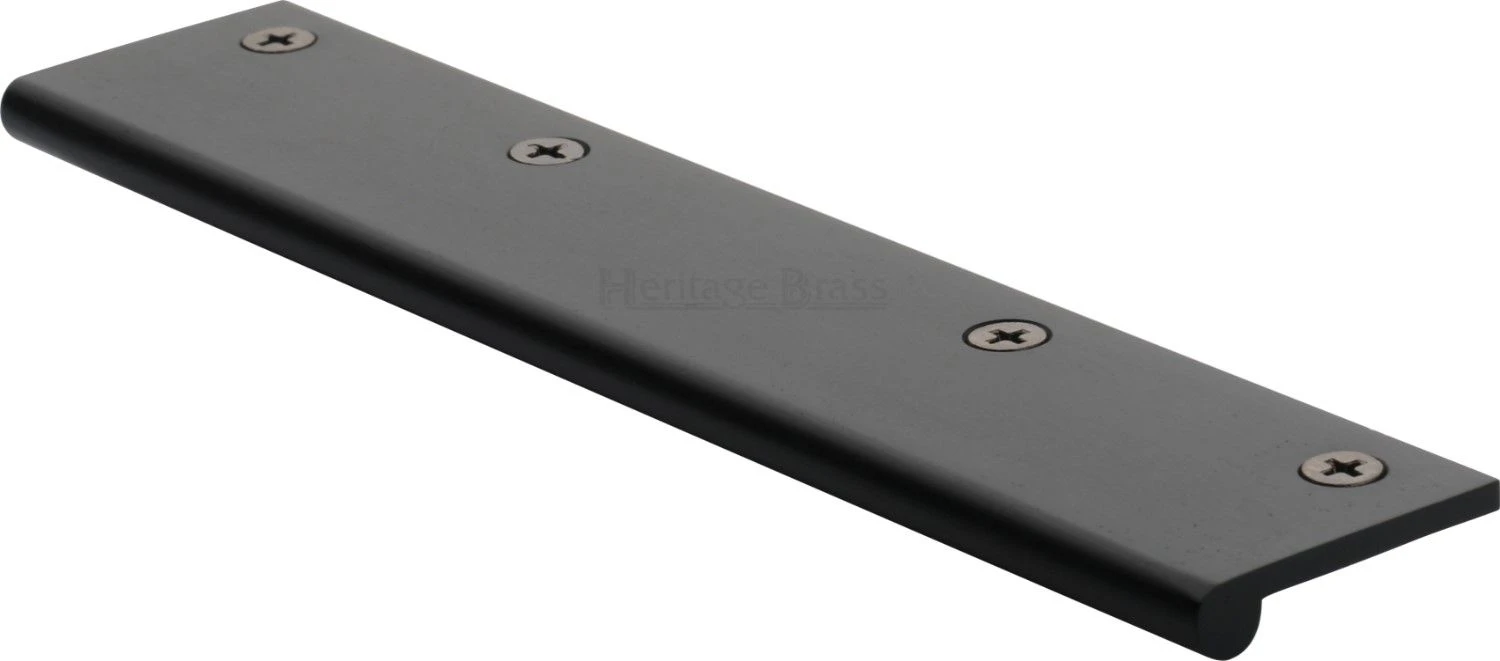 Face Fixing Finger Edge Pull - With Rounded Edge Design - Available In 6 Sizes - Matt Black - Image 5