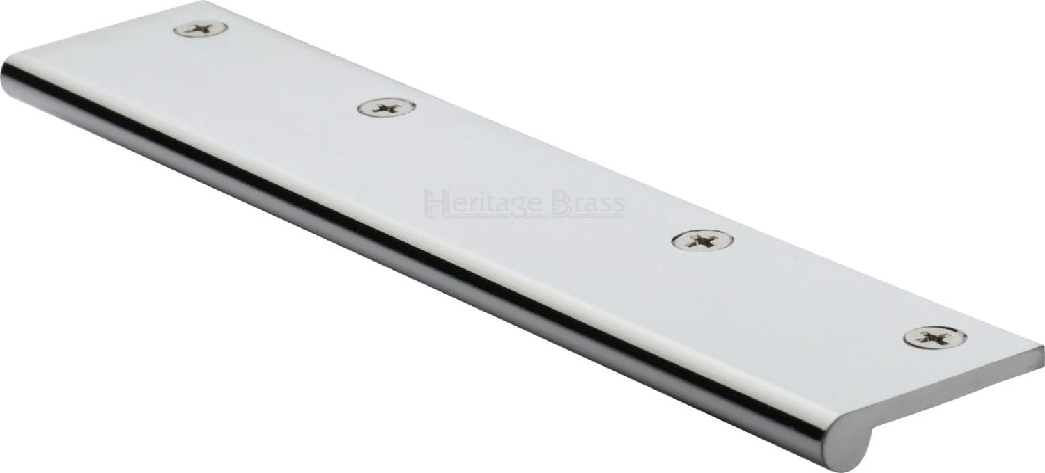 Face Fixing Finger Edge Pull - With Rounded Edge Design - Available In 6 Sizes - Polished Chrome - Image 5