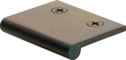 Face Fixing Finger Edge Pull - With Rounded Edge Design - Available In 6 Sizes - Antique Brass (Gloss Lacquered)