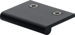 Face Fixing Finger Edge Pull - With Rounded Edge Design - Available In 6 Sizes - Matt Black