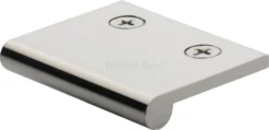Face Fixing Finger Edge Pull - With Rounded Edge Design - Available In 6 Sizes - Polished Nickel