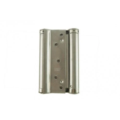 FD60 - 60 Minute Fire Rated - Double Action Spring Hinges - For Double Swing Doors - Silver Grey - Image 2