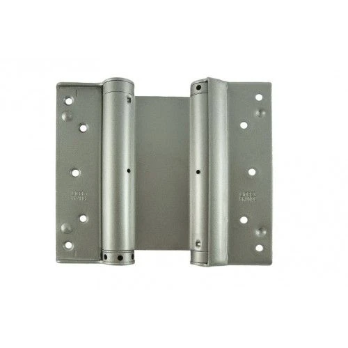 FD60 - 60 Minute Fire Rated - Double Action Spring Hinges - For Double Swing Doors - Silver Grey