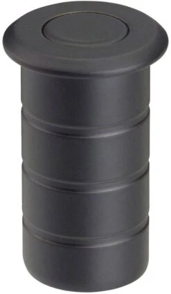 Flush Bolt Floor Socket - Dust Excluder - For Concrete Fixing - Matt Black