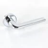 Milly Round Rose Lever Handles - Polished Chrome