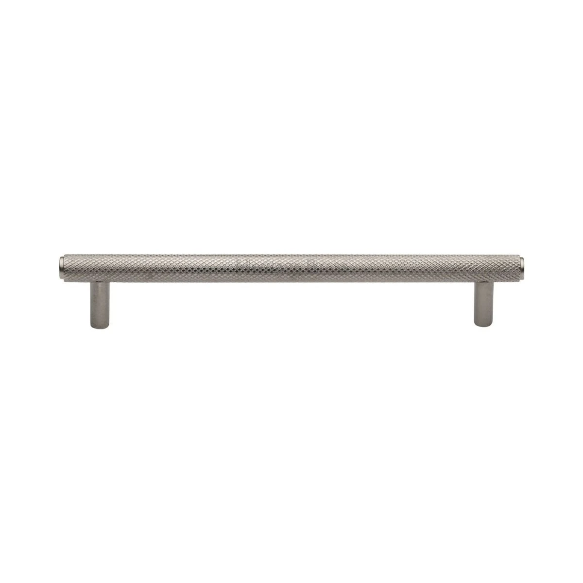 Fully Knurled Pattern T Bar Cabinet Pull Handle - Available In Three Sizes - Satin Nickel