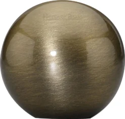 Globe Shaped Cabinet Knob Without Rose - 25mm Diameter - Antique Brass (Gloss Lacquered)
