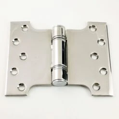 Fire Rated Parliament Projection Hinges - Grade 13 - CE / UKCA Marked - Certifire Approved - 120kg Weight Limit - Polished Stainless Steel
