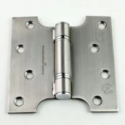 Fire Rated Parliament Projection Hinges - Grade 13 - CE / UKCA Marked - Certifire Approved - 120kg Weight Limit - Satin Stainless Steel