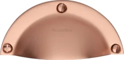 Half Moon Shape - Face Fix Cup Handle - Satin Copper (lacquered)