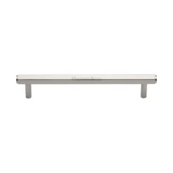 Hexagonal Profile Cabinet Pull Handle - Available In Three Sizes - Polished Nickel
