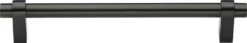Industrial Design Cabinet Pull Handle - Available In Four Sizes - Matt Bronze (Lacquered)