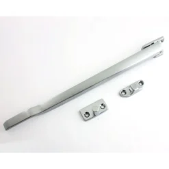 Modern Design Basta Style Casement Window Stay - 254mm Long - Satin Chrome