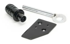 Key Flush Sash Stops - 28mm - Sliding Sash Windows Locks - Black