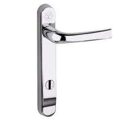 Multi Point Door Handles - TS007 2 Star Rated - 92mm Euro Centres - 122mm Bolt Centres - Polished Chrome