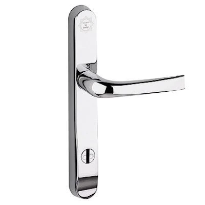Multi Point Door Handles - TS007 2 Star Rated - 92mm Euro Centres - 211mm Bolt Centres - Polished Chrome