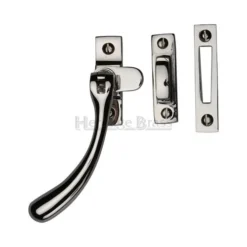Mortice & Hook Plate Ball Casement Fastener - Polished Nickel