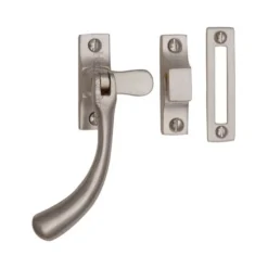 Mortice & Hook Plate Ball Casement Fastener - Satin Nickel