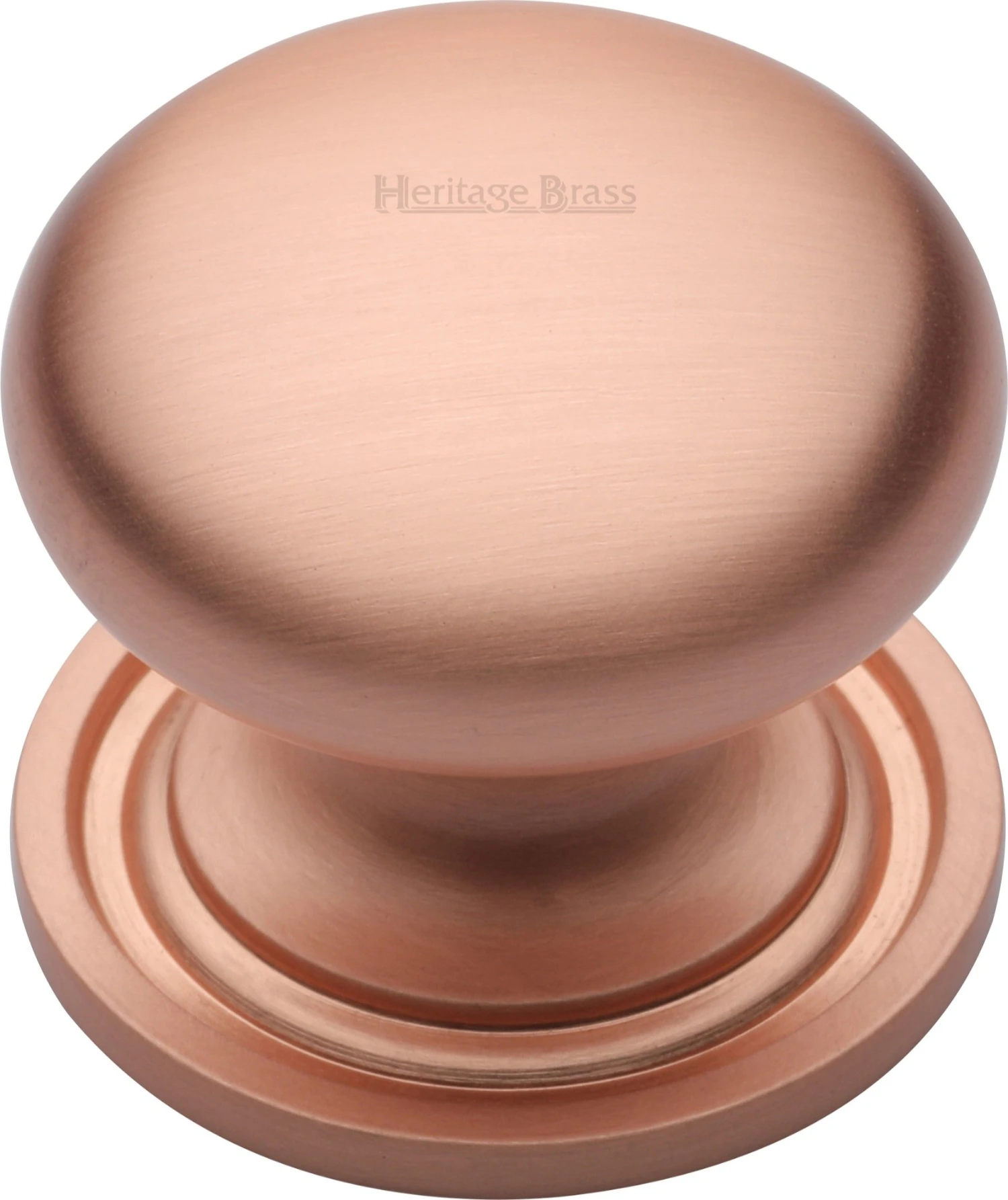 Mushroom Cupboard Knob - Satin Copper (lacquered)