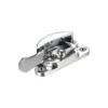 Narrow Style Locking Fitch Fastener - Comes With Key - For Double Glazed Sash Windows - Polished Chrome
