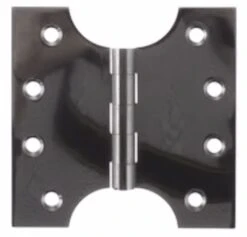 Parliament Projection Hinges 102mm X 102mm - 50mm Projection - Black Nickel