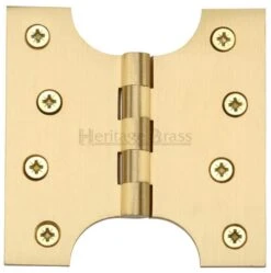 Parliament Projection Hinges - Satin Brass (Lacquered)