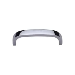 Flat D Shape Cabinet Pull Handles - Available In Three Sizes - Polished Chrome