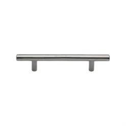 T-Bar Shape Cupboard Door Cabinet Handle - Available In Three Sizes - Polished Nickel
