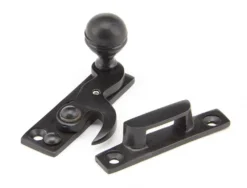 Prestbury Hook Pattern Sash Fastener - Aged Solid Bronze